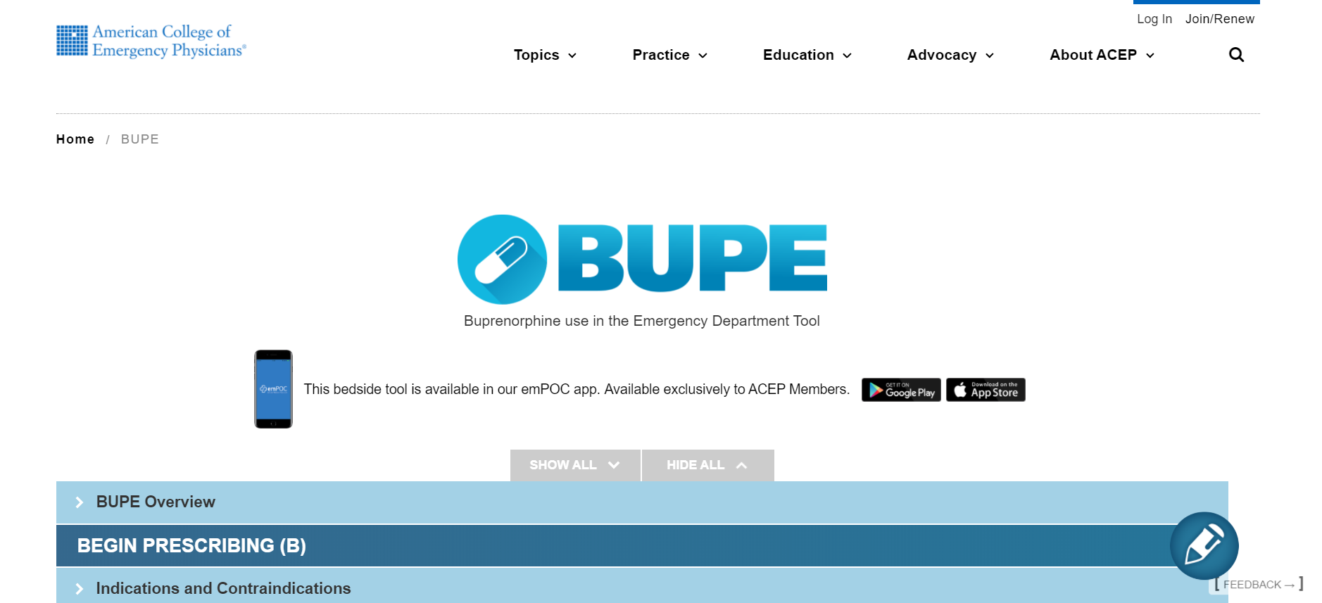 Washington ACEP: MAT in the ED