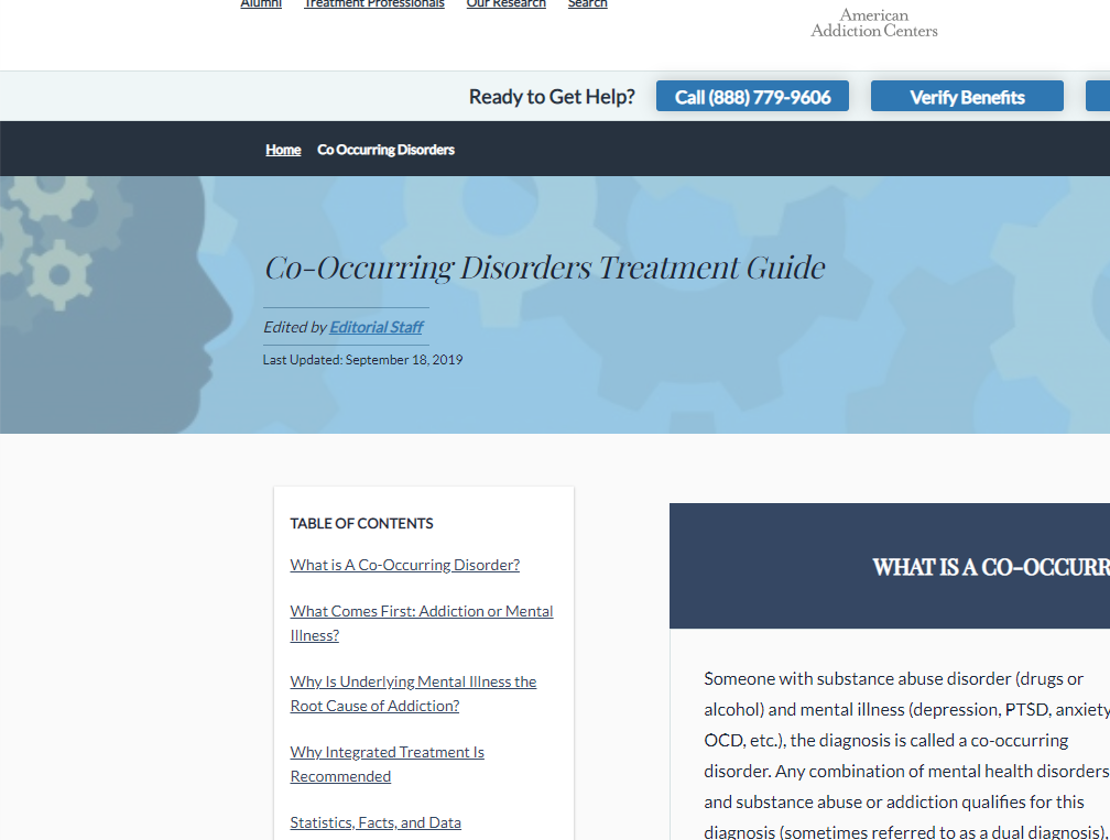 Co-Occurring Disorders Treatment Guide