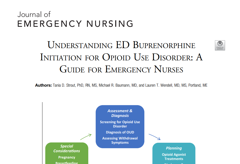 Understand ED Buprenorphine Initiation for Opioid Use Disorder: A Guide for Emergency Nurses