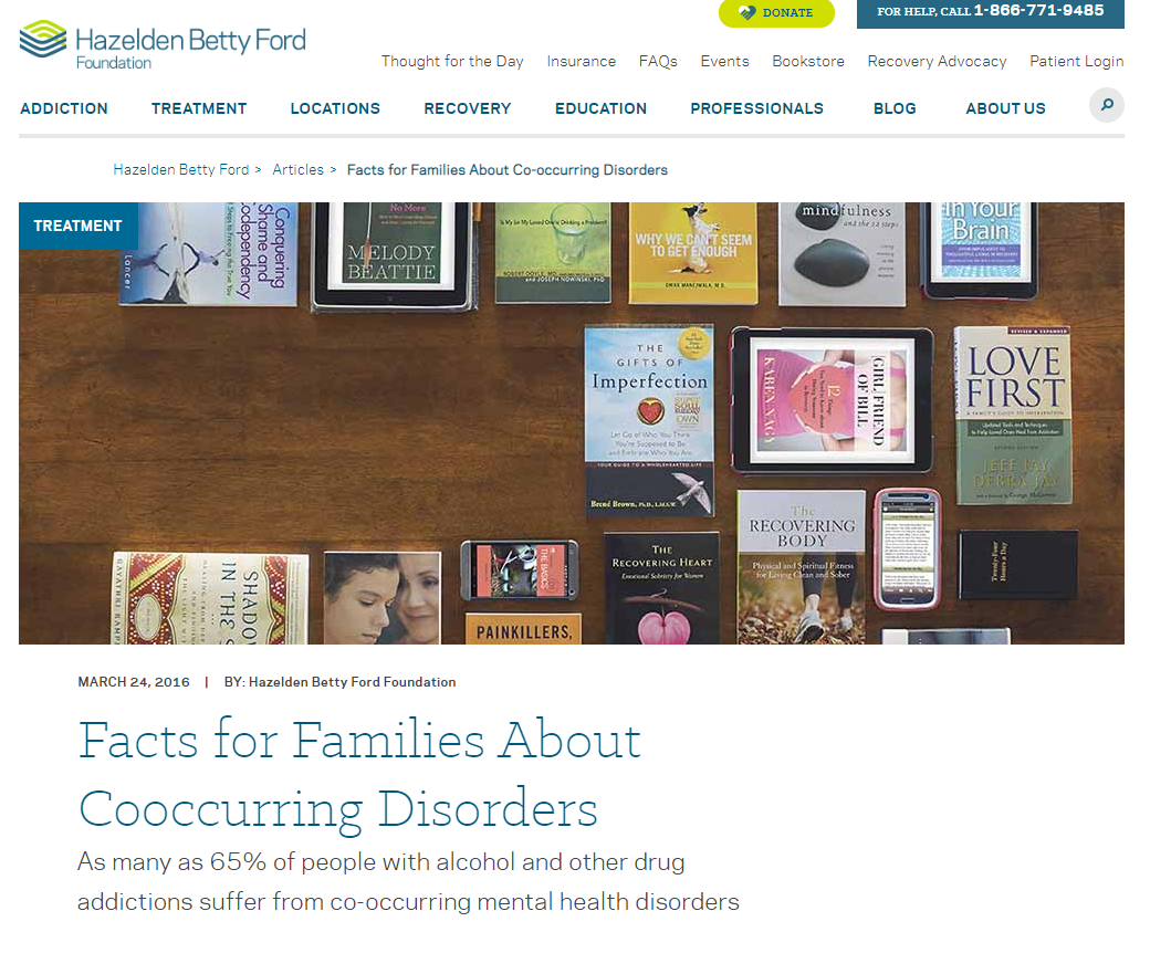 Facts for Families About Co-occurring Disorders