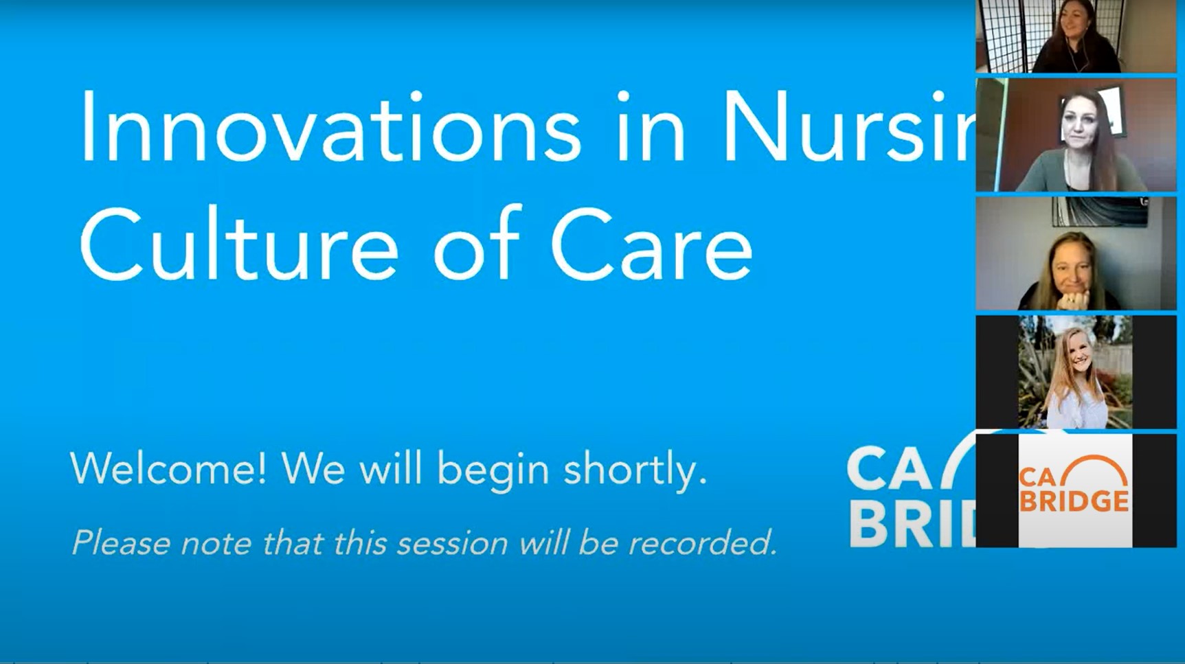 CA Bridge: Innovations in Nursing Video Series
