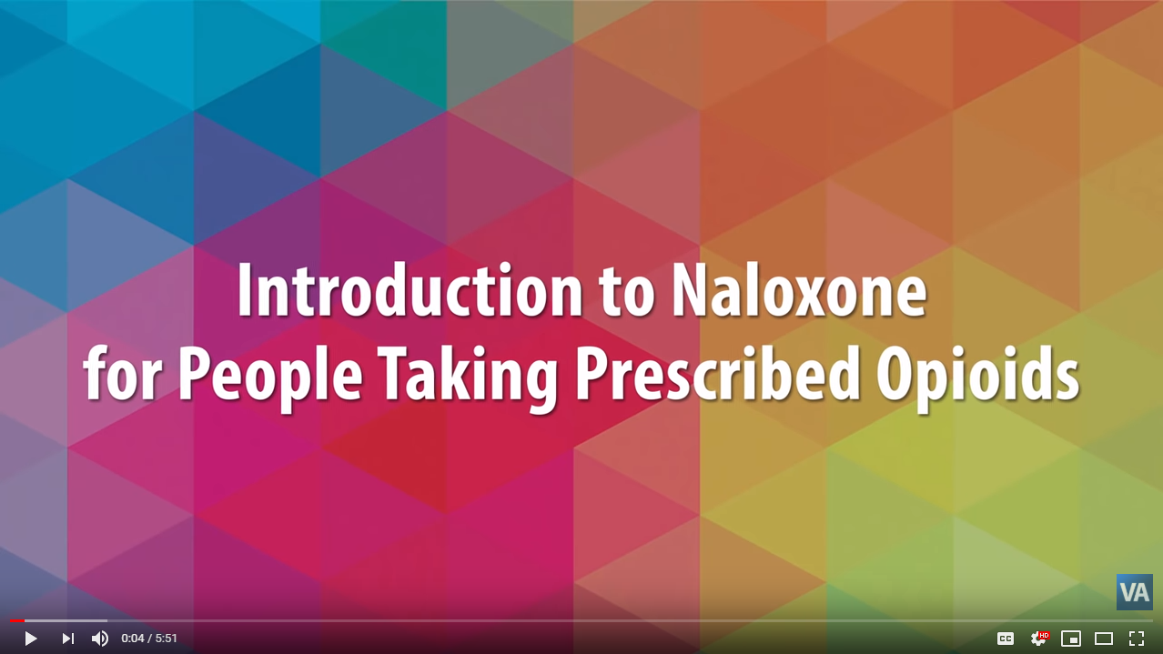 Introduction to naloxone for people taking prescribed opioids (video)
