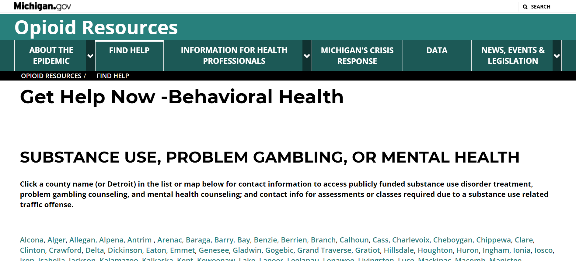 MDHHS: Get Help Now