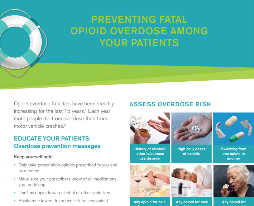 Preventing fatal opioid overdose among your patients