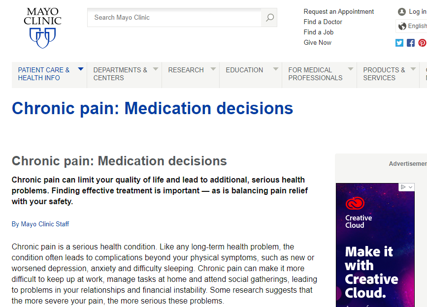 Chronic pain: Medication decisions