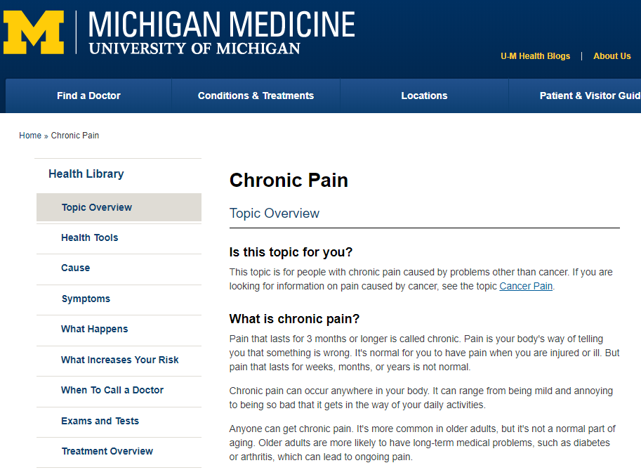 Chronic Pain