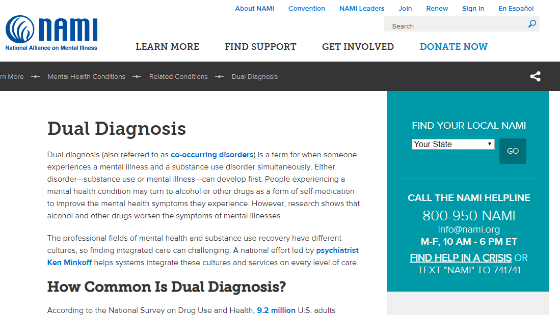 Dual Diagnosis