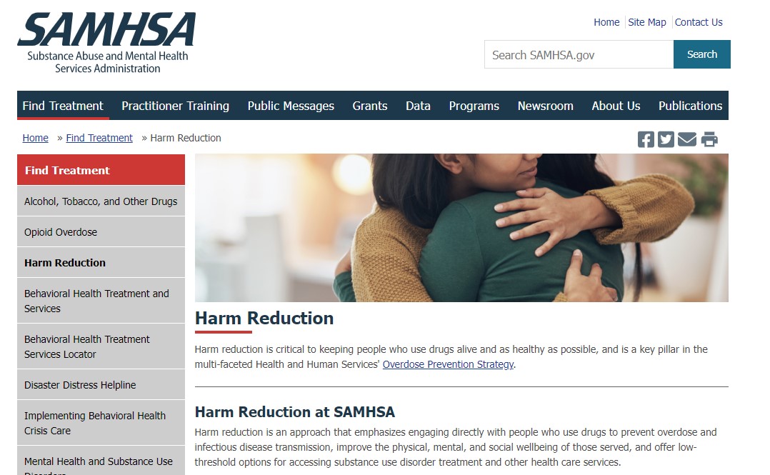 SAMHSA: Harm Reduction
