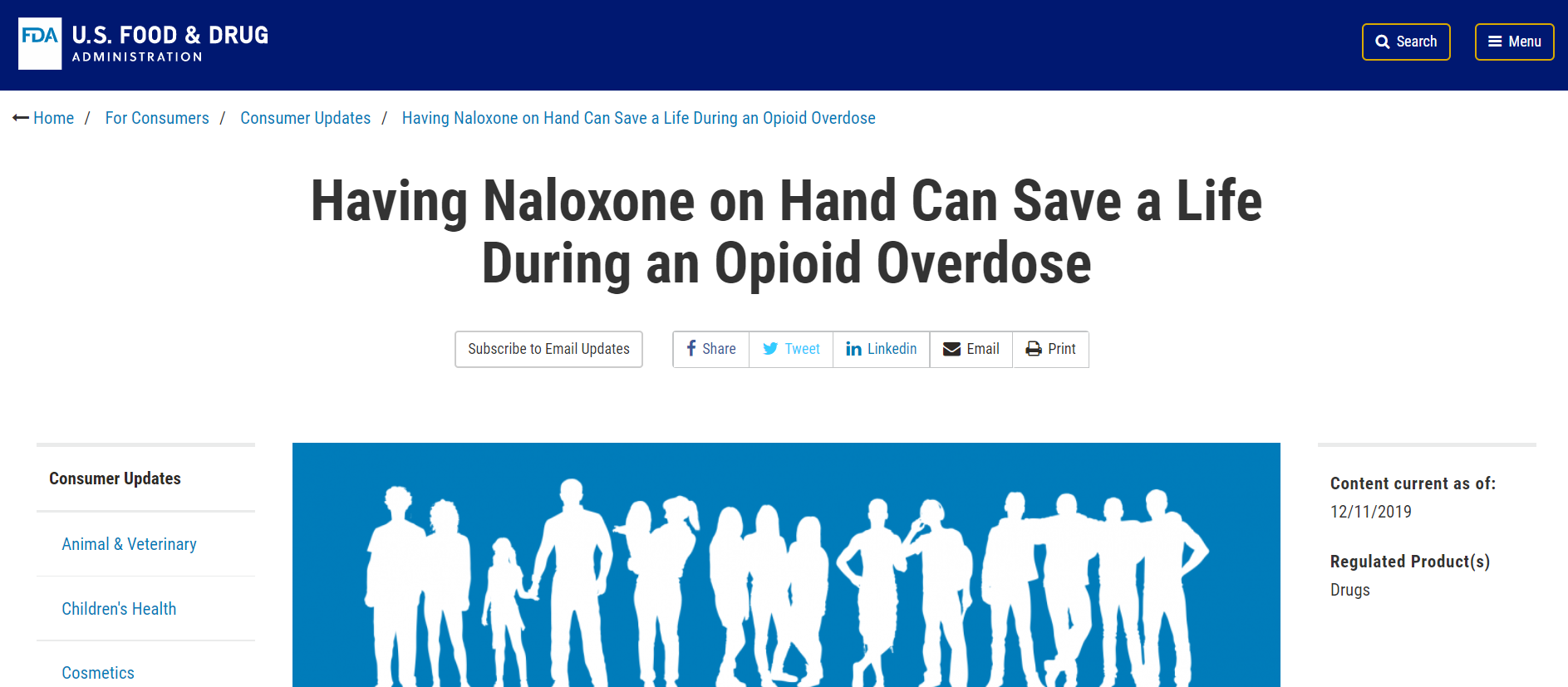 Having Naloxone on Hand Can Save a Life During an Opioid Overdose