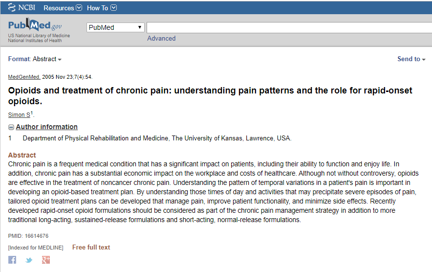 Opioids and Treatment of Chronic Pain: Understanding Pain Patterns and the Role for Rapid-Onset Opioids