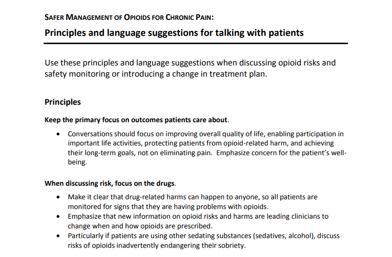 Provider guide to difficult conversations