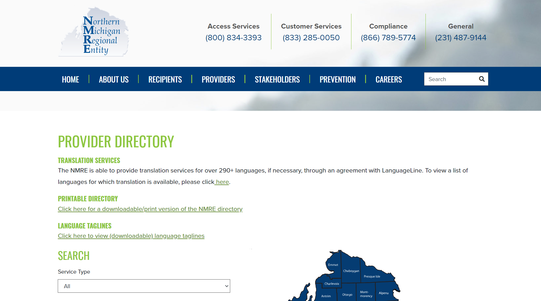 NMRE: Provider Directory