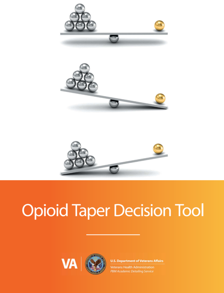Tapering Guidelines - Safer Prescribing Toolkit